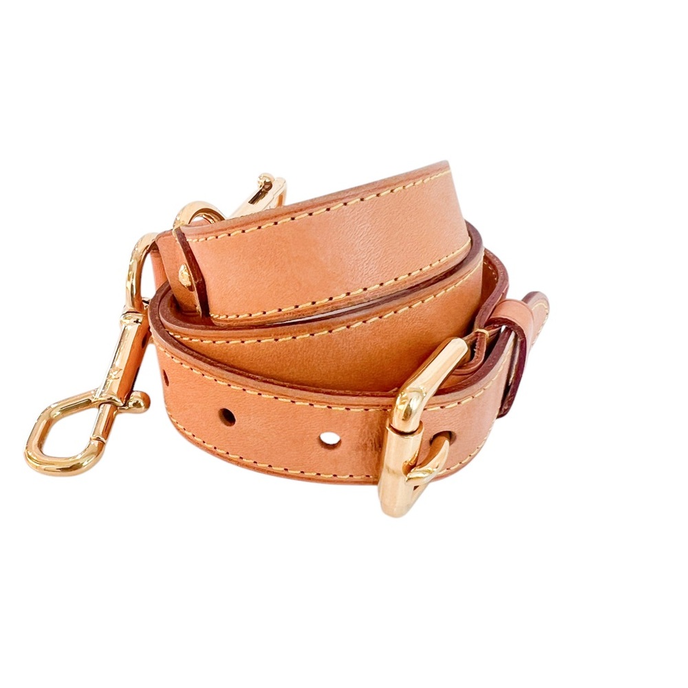 Louis Vuitton  Calfskin Shoulder Strap Brown